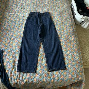 Tela9 High waisted wide leg cropped jeans